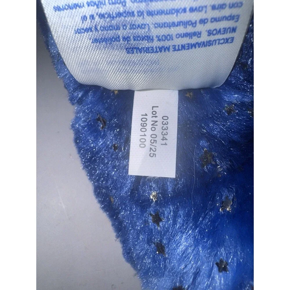 Build A Bear Star Wishes Teddy Blue Gold Stars Plush w Star Wristie 2025 17”